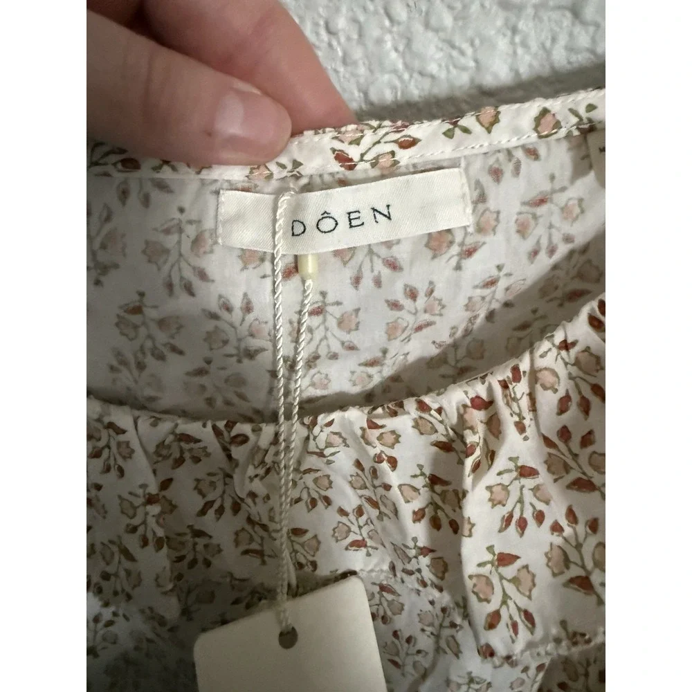 NEW DOEN Wendelin Dress Floral, Size XXL NWT . Strappy, Midi, Derby, Elderberrry